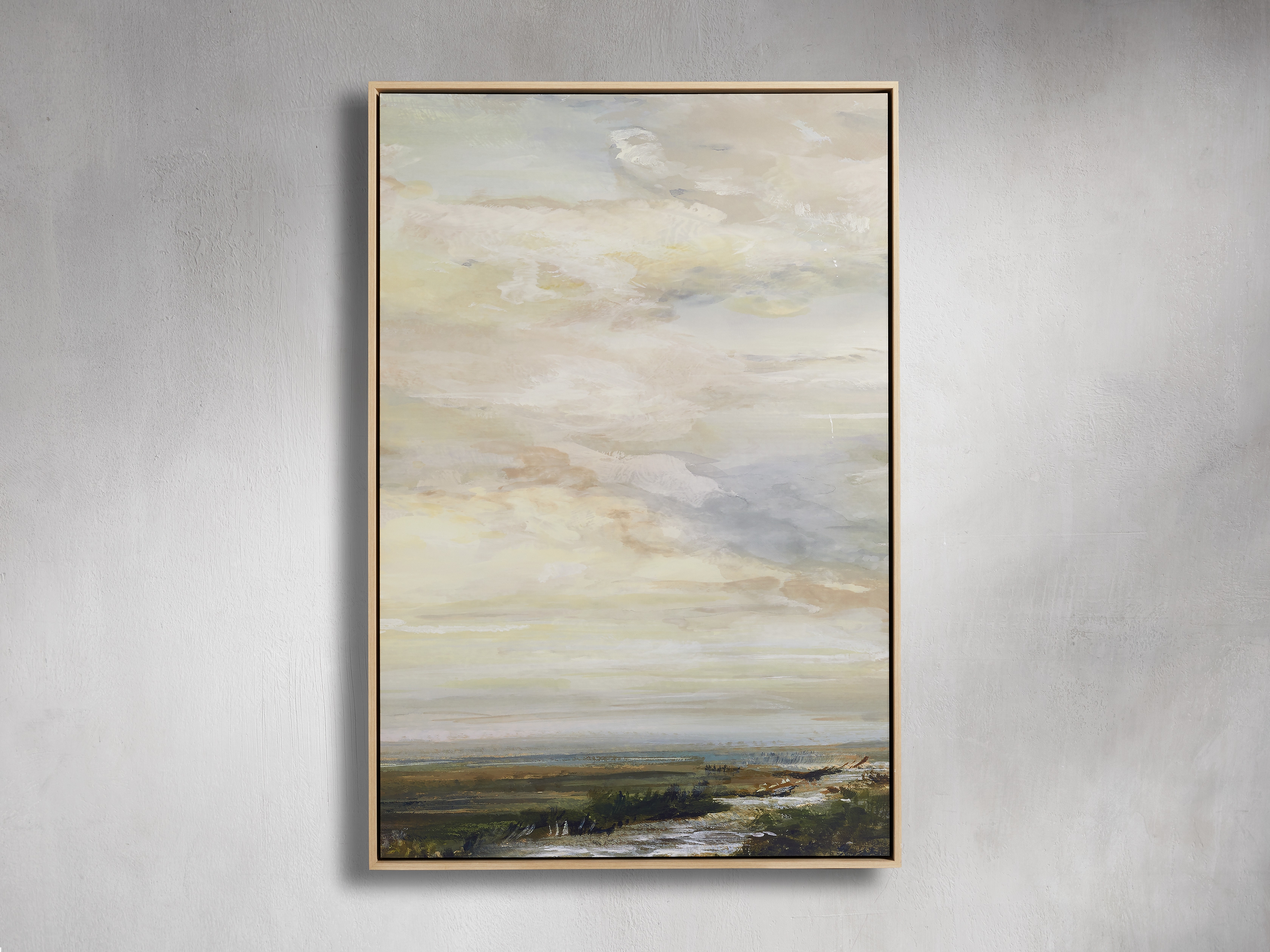 Arcadian Sky Framed Print in Resin 42" X 62" Natural - Image 0