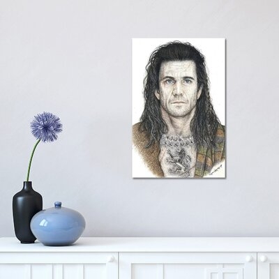 Braveheart by Inked Ikons - Wrapped Canvas Painting Print - Image 0