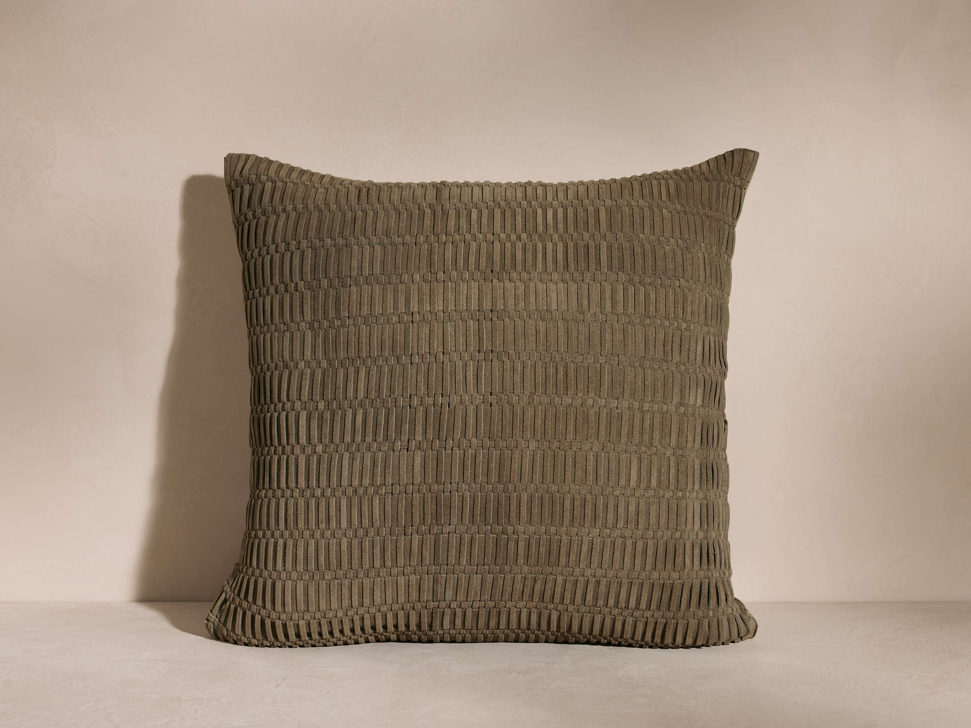 Thayer Pillow Cover in Suede Gray  Mink - Image 0