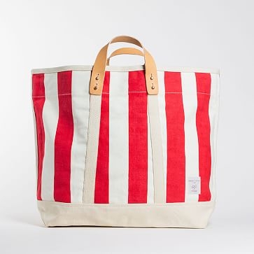 Immodest Cotton x Fleabags East West Tote, Large, Red - Image 0