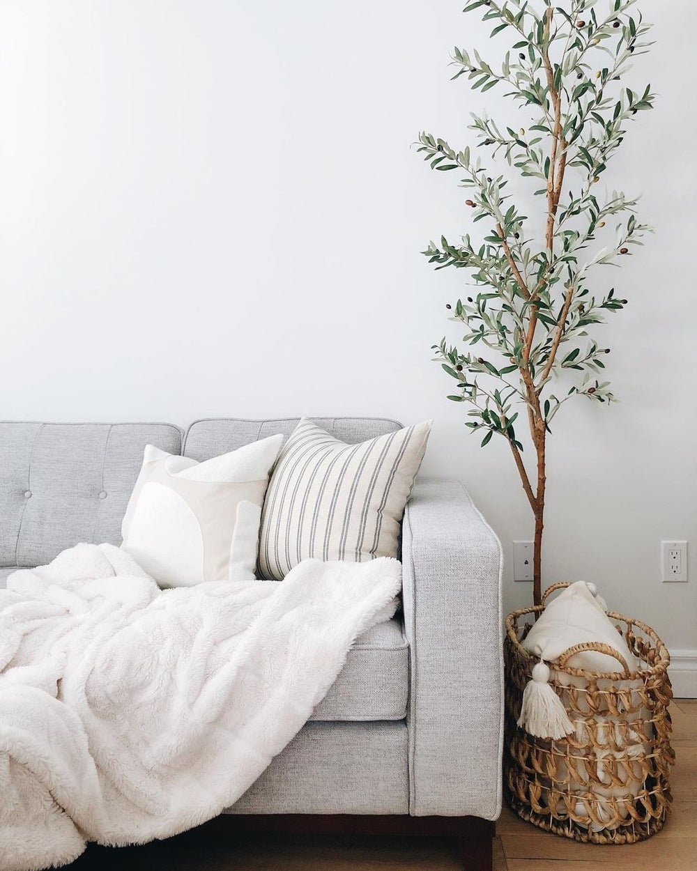 Olive Artificial Tree, 82" - Image 6
