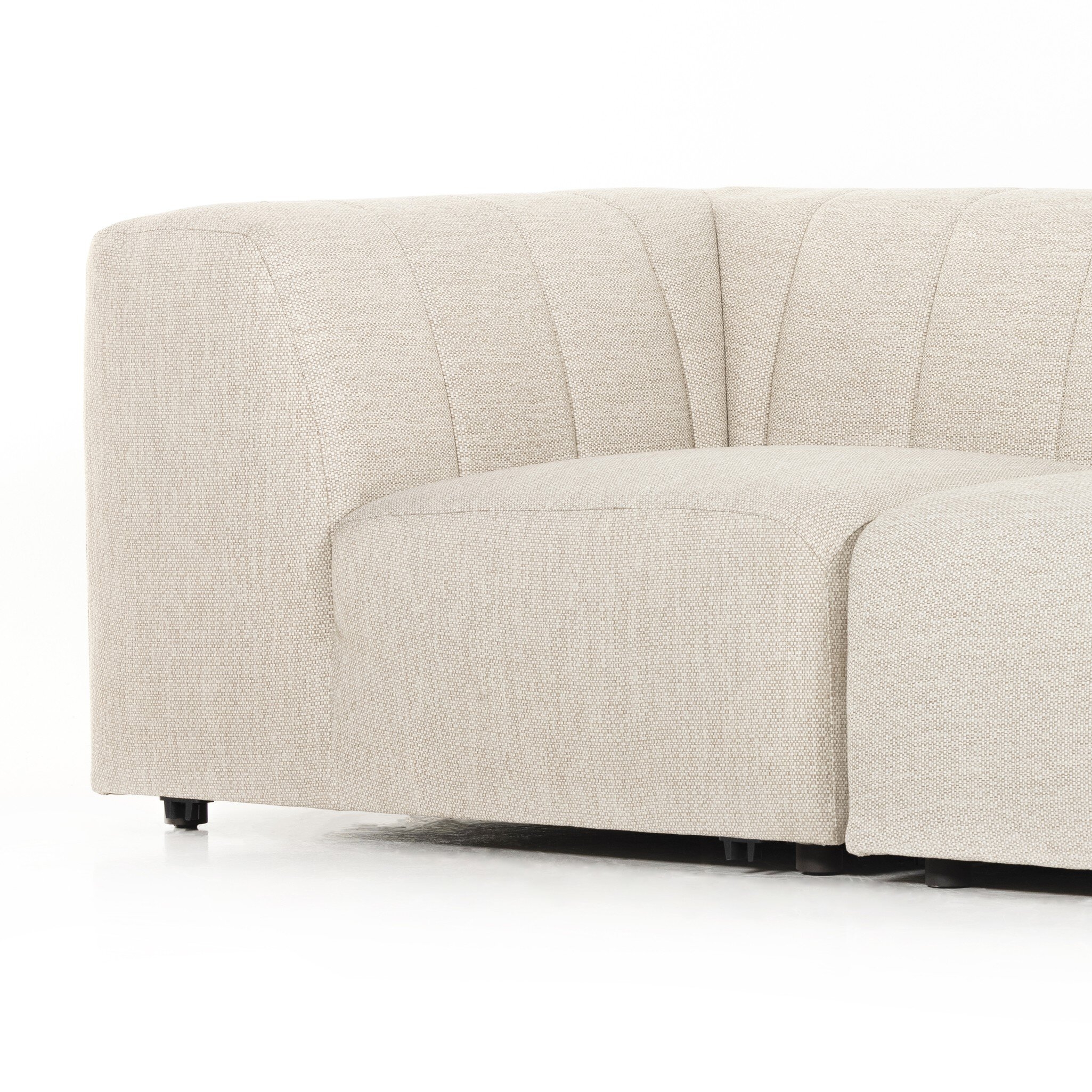 Gwen Outdoor 3-Piece Sectional Sofa - Faye Sand - Image 9