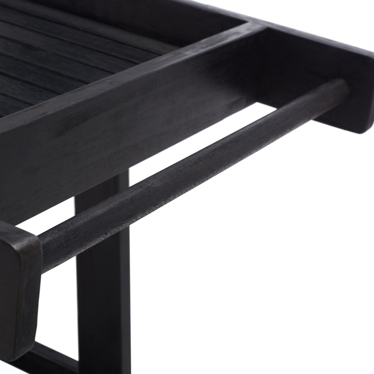 Renzo Bar Cart - Black - Safavieh - Image 4