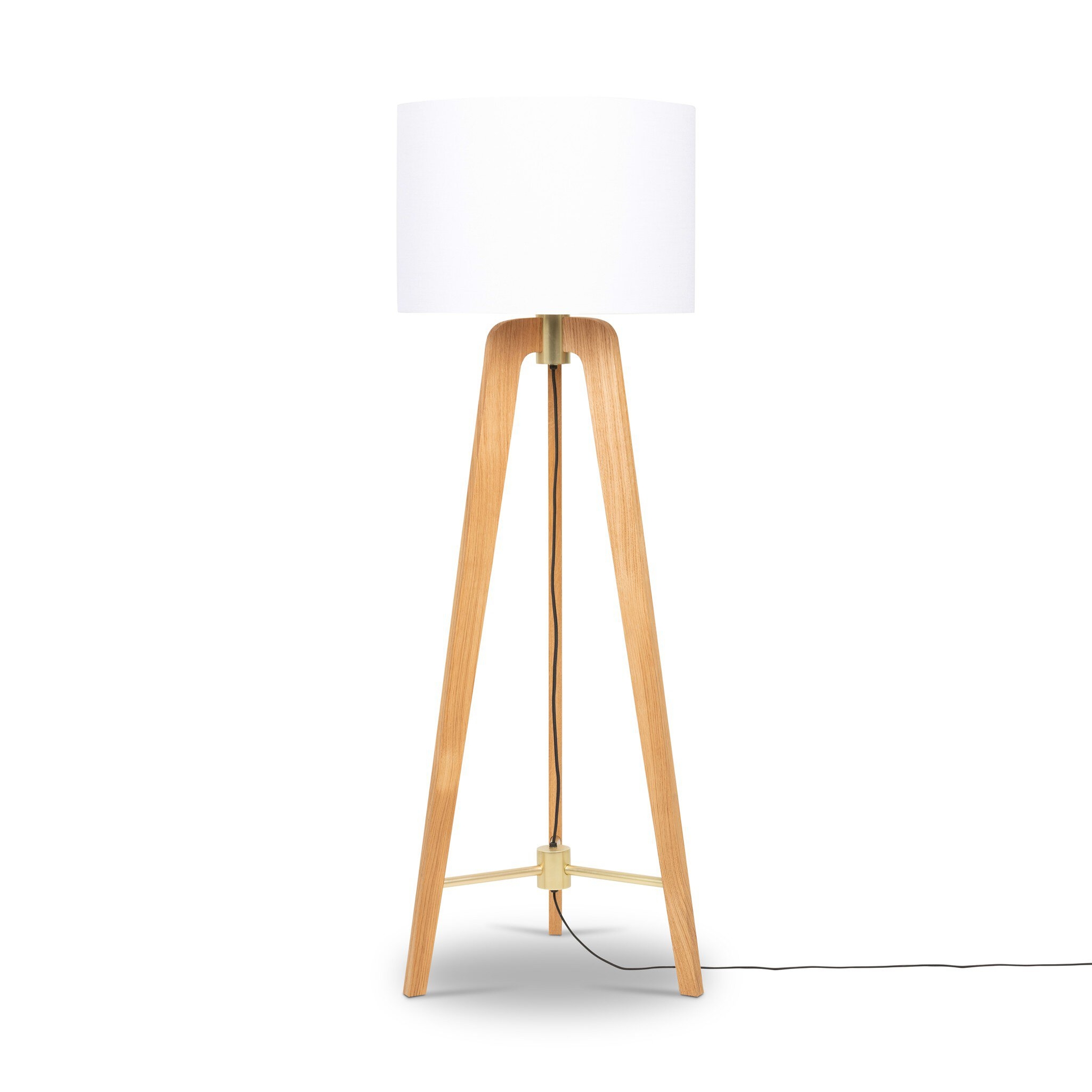 Tripod Floor Lamp - Light Oak - Image 6