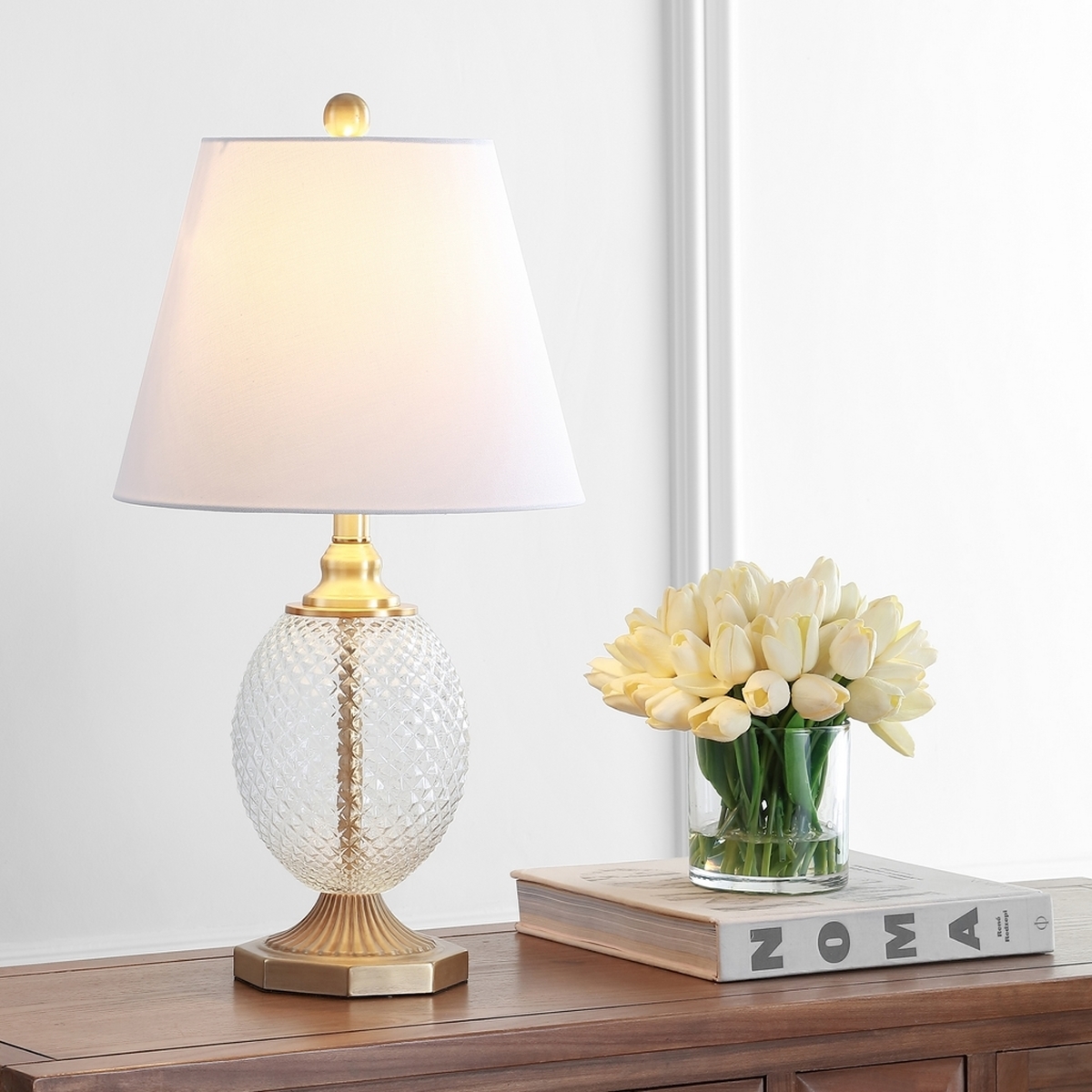 Kaiden Table Lamp - Brass / Clear - Safavieh - Image 1