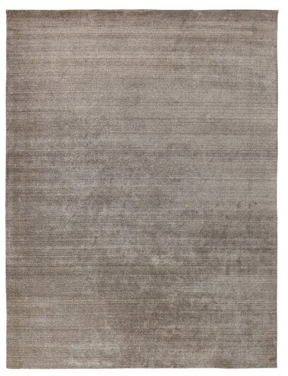 Exquisite Rugs Sanctuary Hand Woven Silk Gray Area Rug Rug Size: 10' x 14' - Image 0