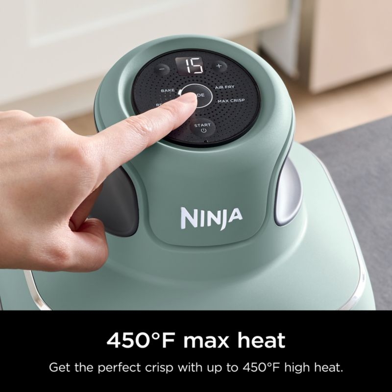 Ninja Crispi 4-in-1 Portable Glass Air Fryer Cooking System in Sage Green - Image 1
