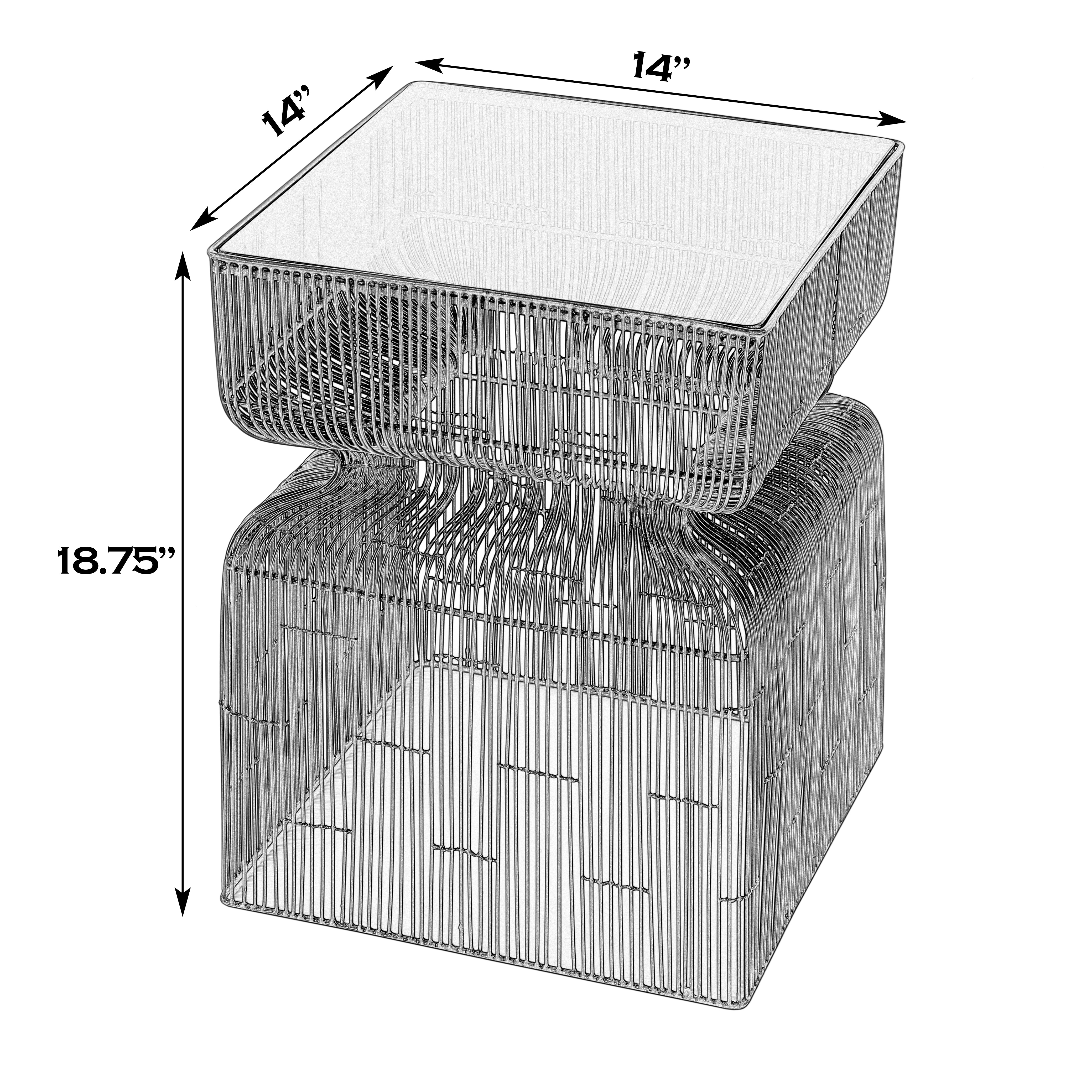 Ivar Bronze End Table - Image 3