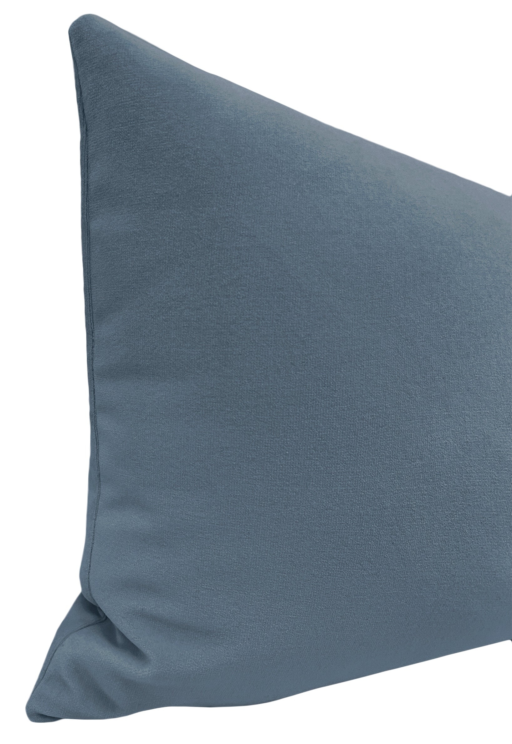 THE XL LUMBAR :: SIGNATURE VELVET // PERIWINKLE - BY THE YARD - Image 3