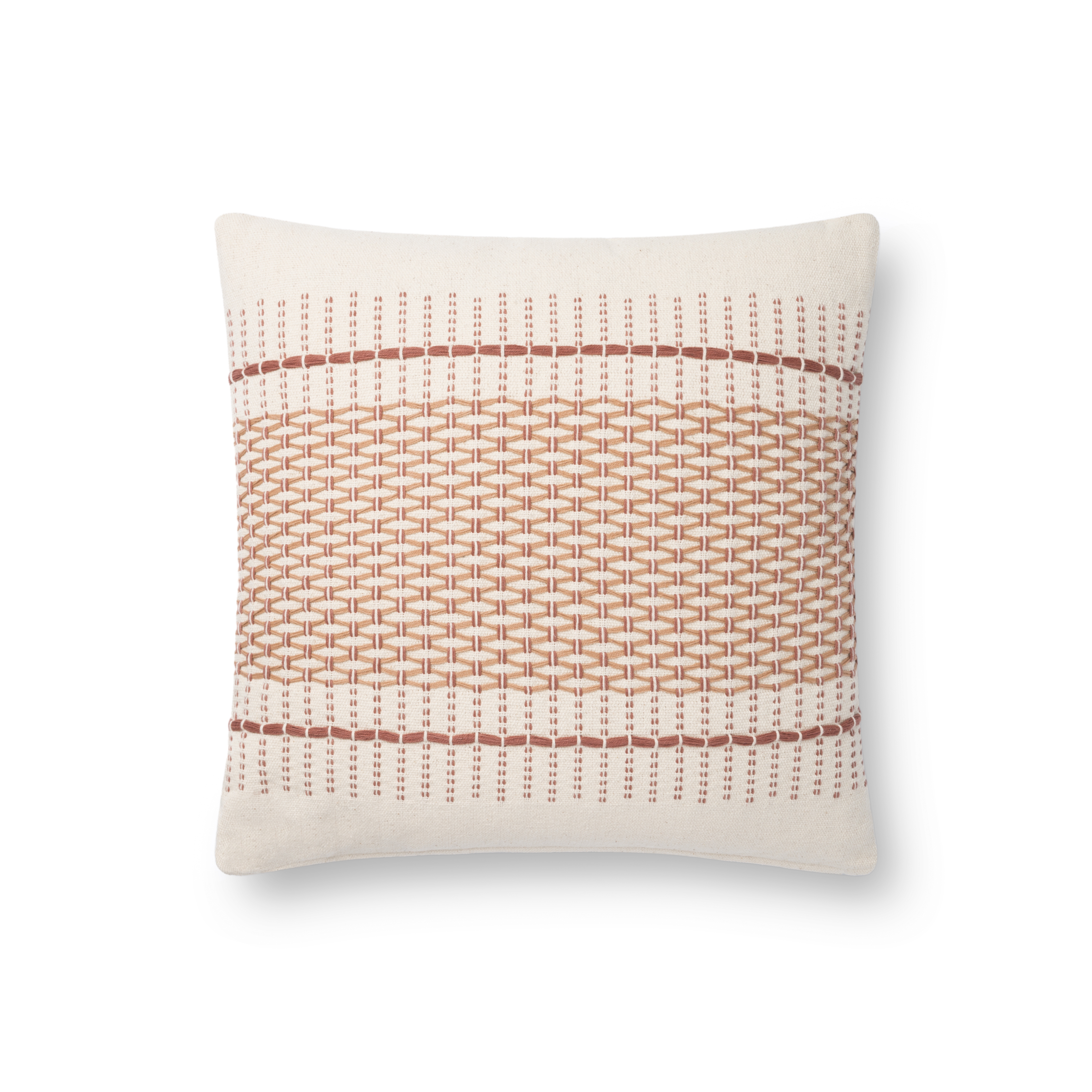 Magnolia Home by Joanna Gaines PILLOWS P1138 BLUSH/MULTI 18" x 18" Cover Only - Image 0