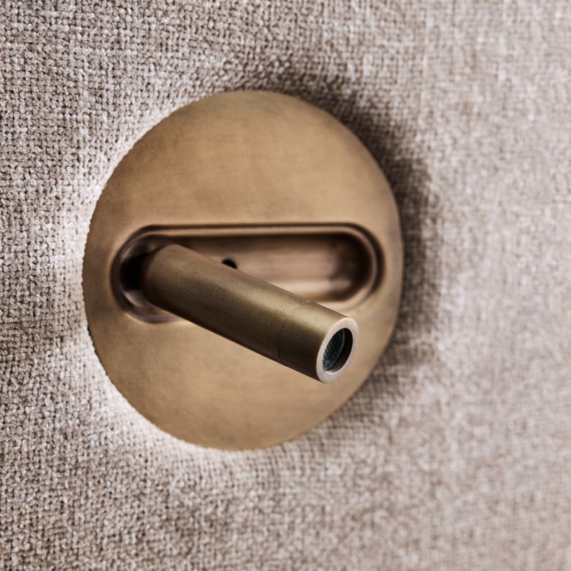 Montecito Queen Extended Headboard Bed with Lighting by Brigette Romanek - Image 2