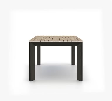 Dover Teak 79" Dining Table, Gray - Image 4