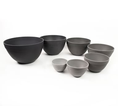Bamboozle Nesting Mixing Bowls, Set of 7 - Gray - Image 2