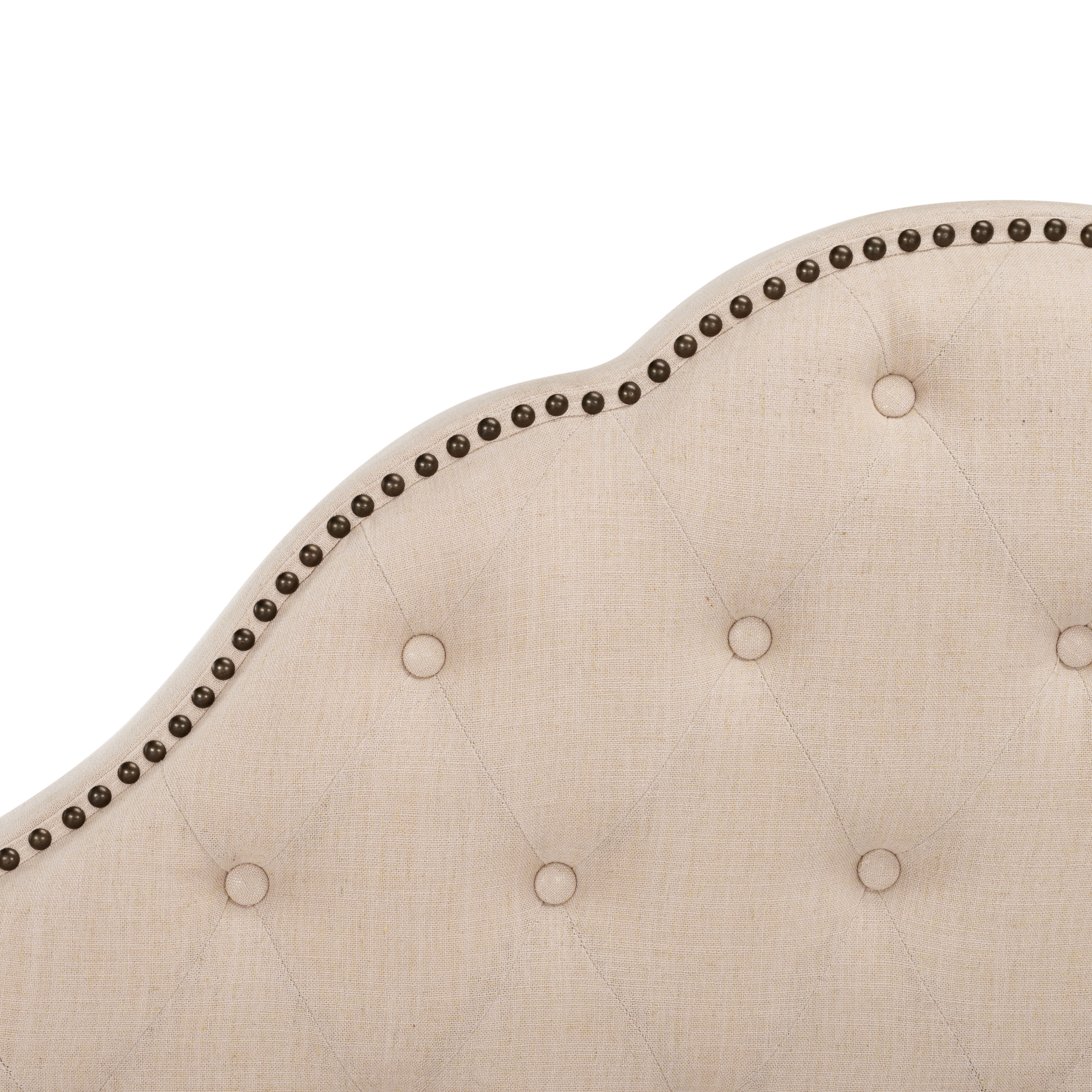 Beckham Bed - Beige - Queen - Safavieh - Image 3