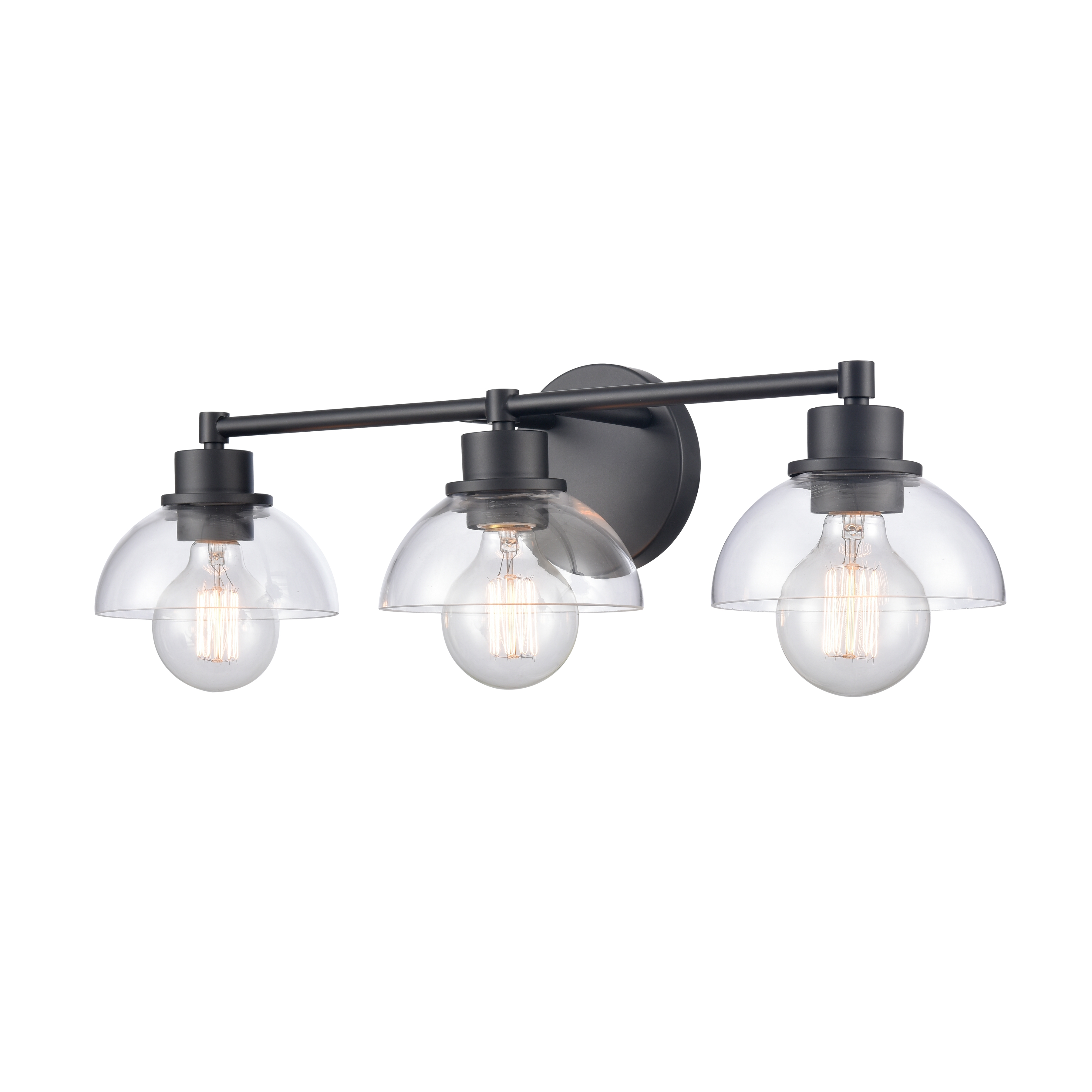 Julian 24'' Wide 3-Light Vanity Light - Matte Black - Image 2