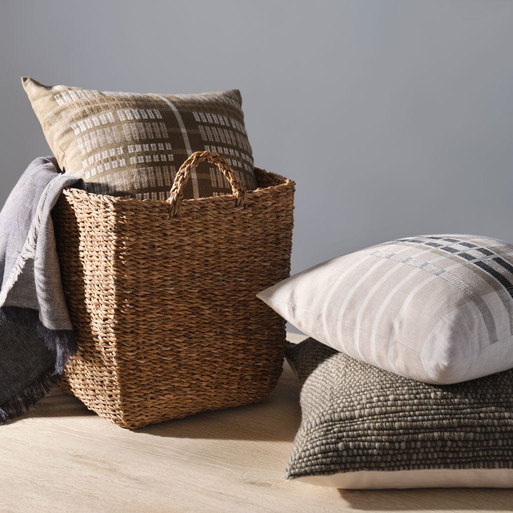 The Citizenry Isidora Pillow | 22" x 22" | Olive - Image 10