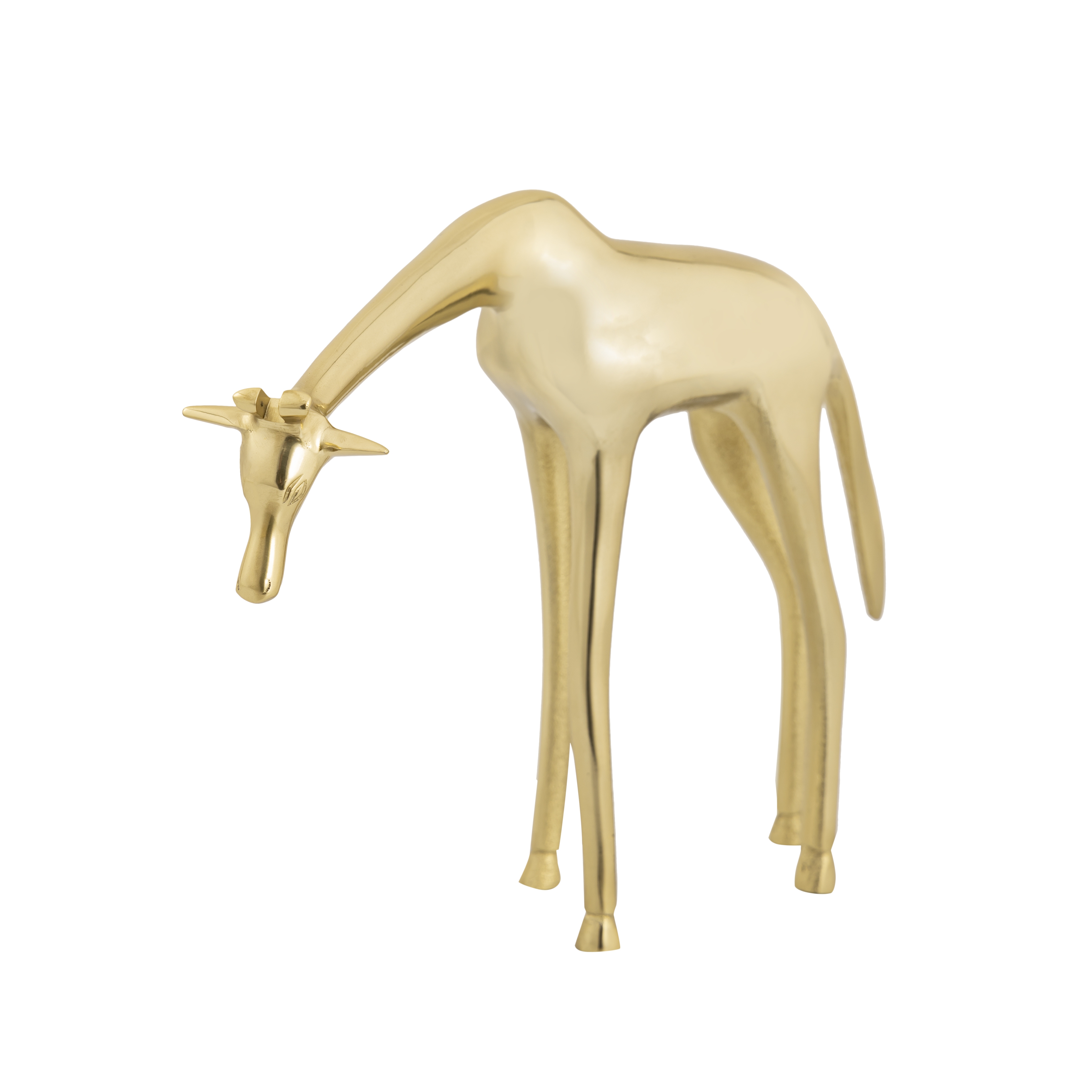 Brass Giraffe Sculpture - Small - Image 0