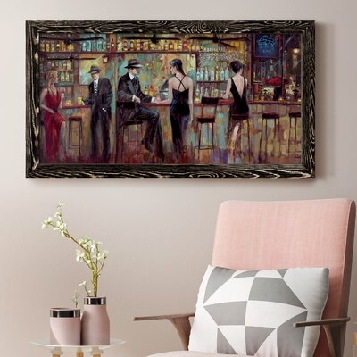 Happy Hour-Premium Framed Canvas - Ready To Hang - Image 0