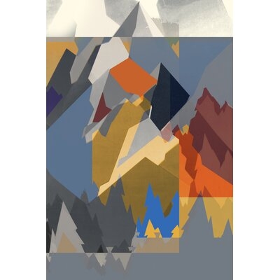 Mountain Extraction II Print On Canvas - Image 0