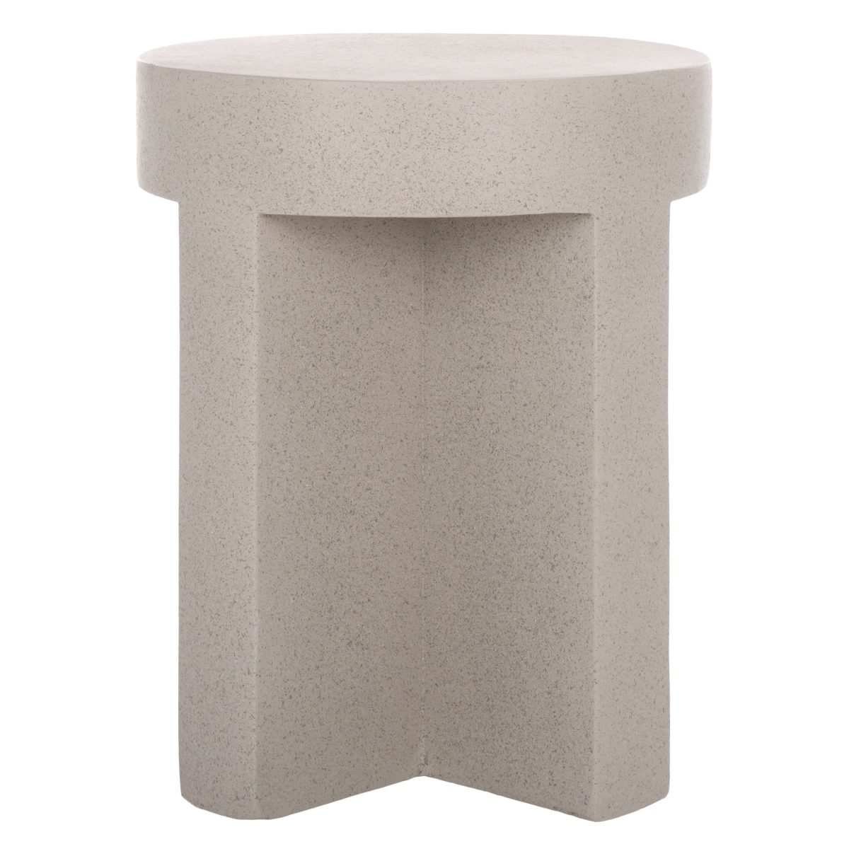 Aldrich Round Accent Table - Grey - Safavieh - Image 6