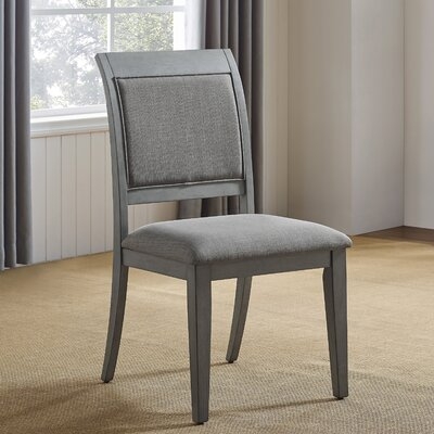 Amalga Upholstered Side Chair in Gray - Image 0