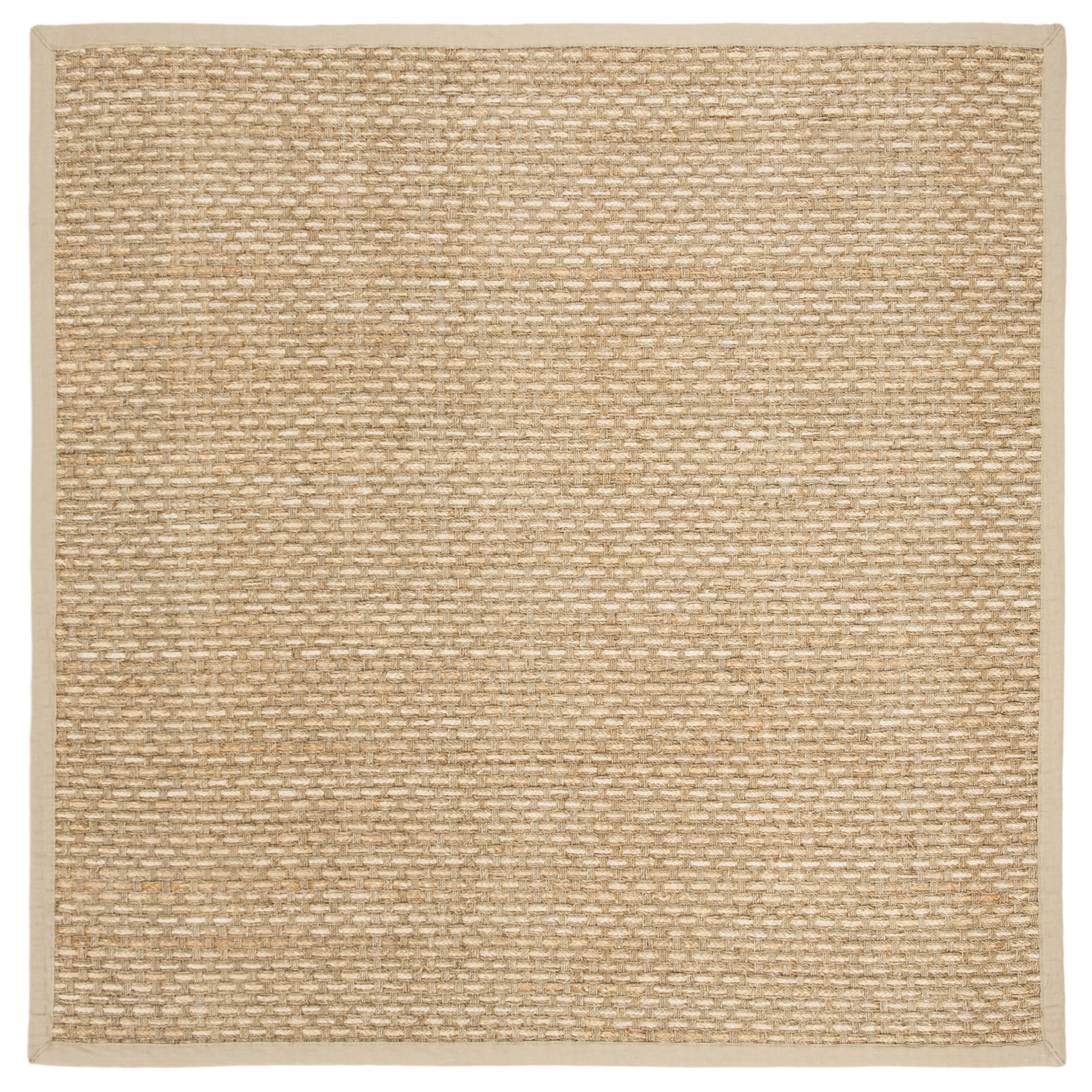 Arlo Home Woven Area Rug, NF118A, Natural/Beige,  6' X 6' Square - Image 0