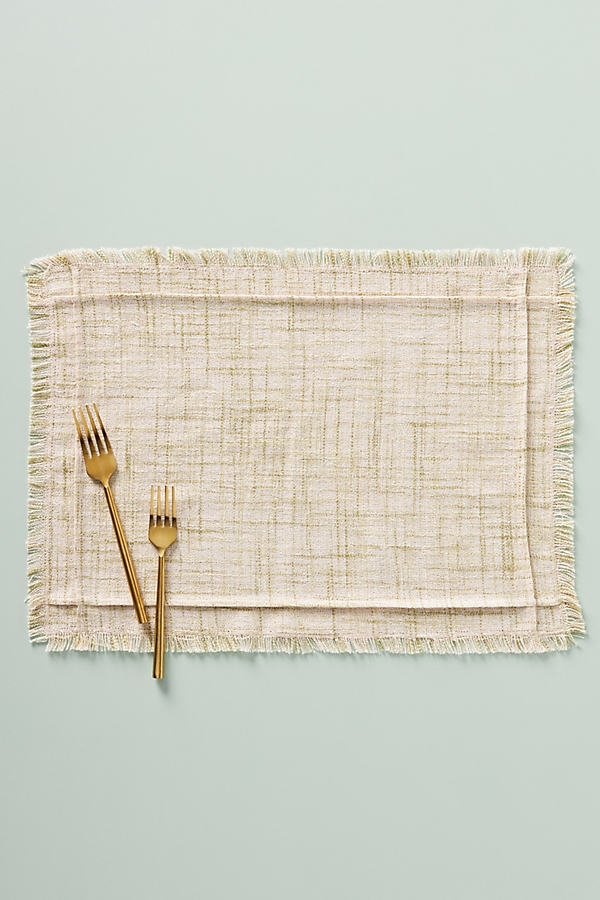 Juni Placemat By Anthropologie in White Size PLACEMAT - Image 0
