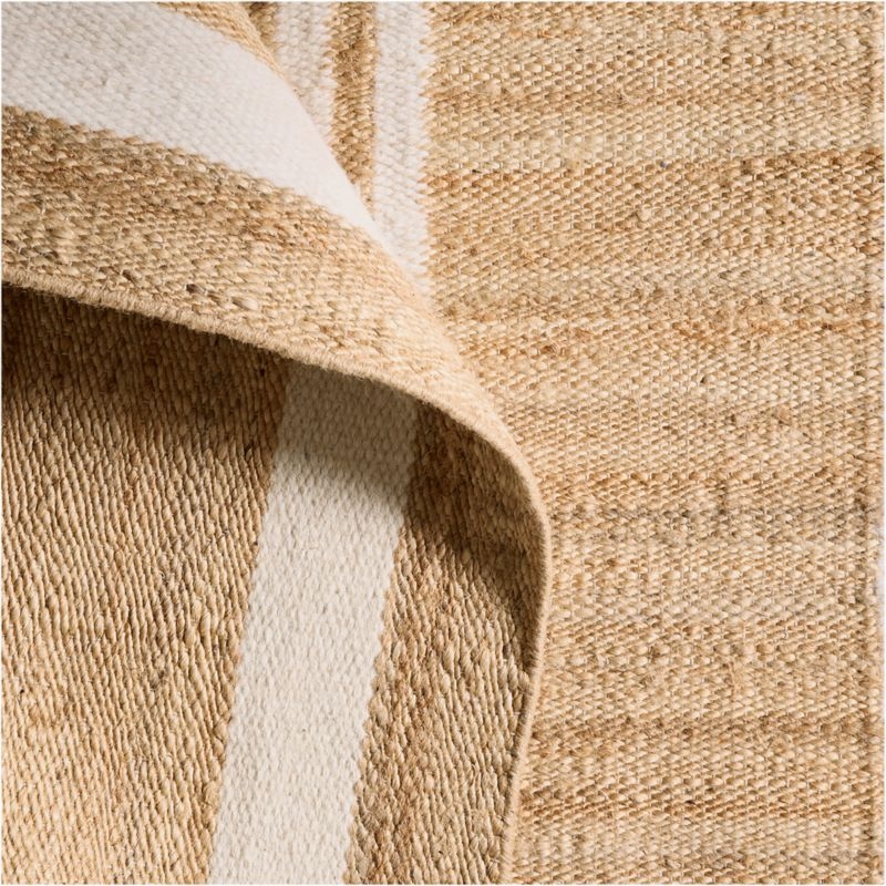 Lagos Jute and Wool Blend Ivory Handwoven Area Rug 12'x15' - Image 3