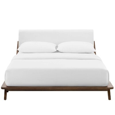 Lilly Queen Upholstered Platform Bed - Image 0