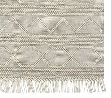 Emerson Geometric Hand Woven Wool Rug 7x9 - Image 2