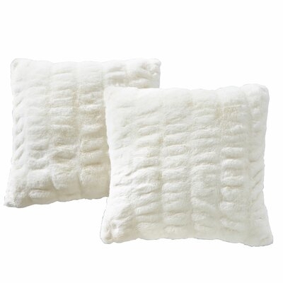 Silwell Faux Fur Euro Pillow Cover - Image 0