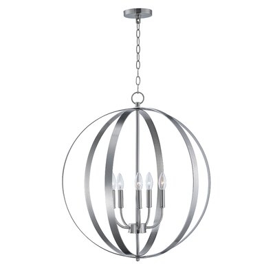 Alvise 5-Light Candle Style Globe Chandelier - Image 0