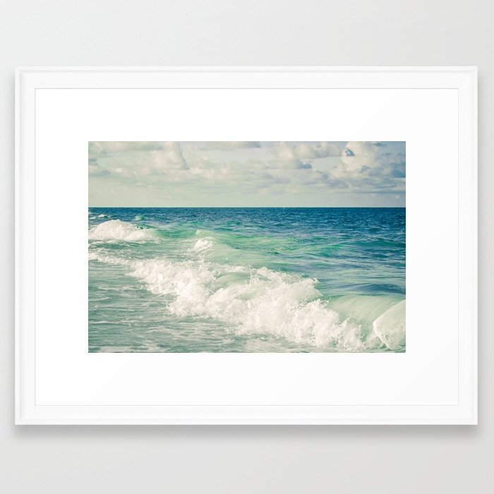 Tropical Beach Bliss Framed Art Print by Olivia Joy St Claire X  Modern Photograp - Scoop White - Medium(Gallery) 18" x 24"-20x26 - Image 0