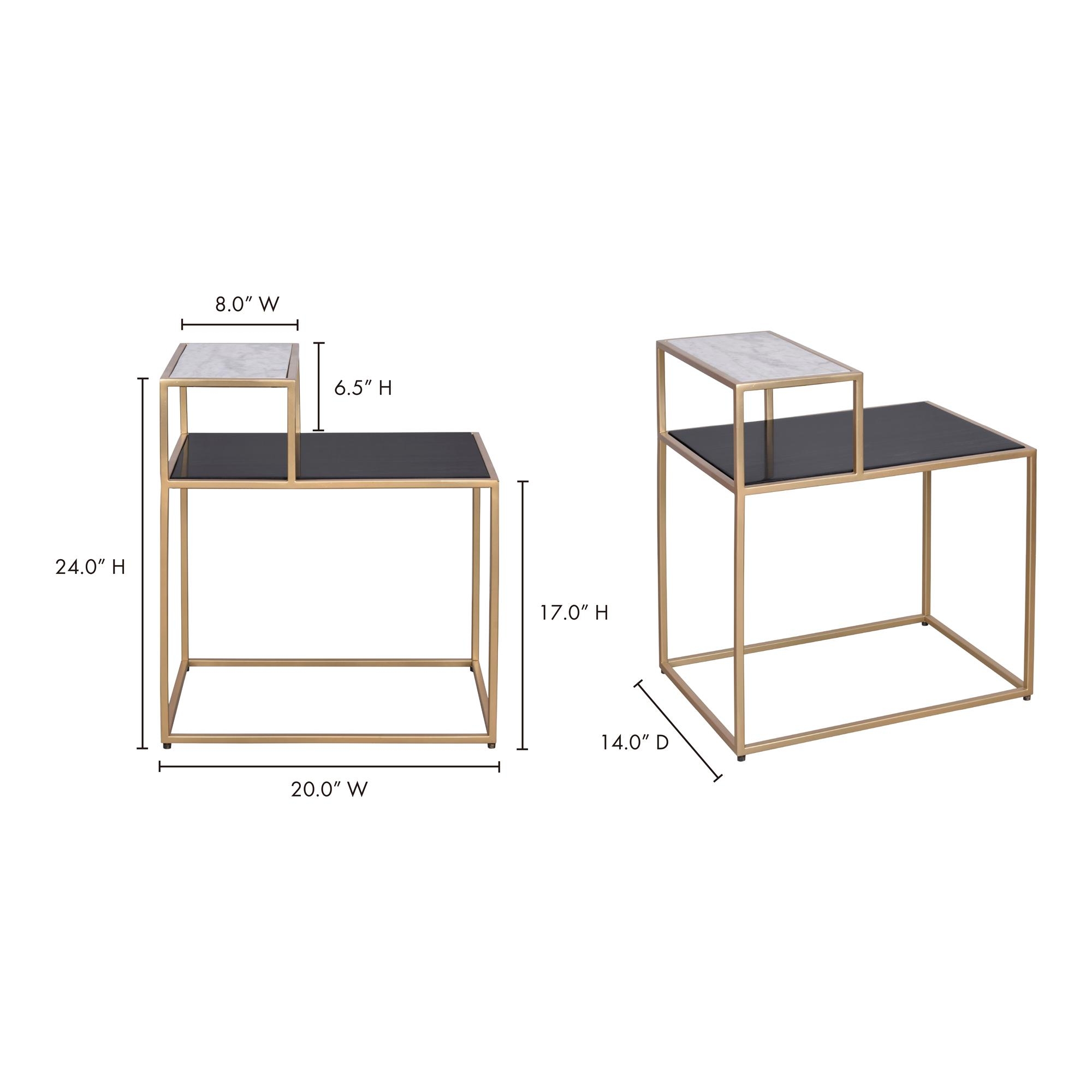 Mies Side Table Gold - Image 4