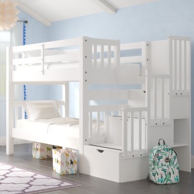 Tena Twin Over Twin  Bunk Bed with Trundle - Image 0