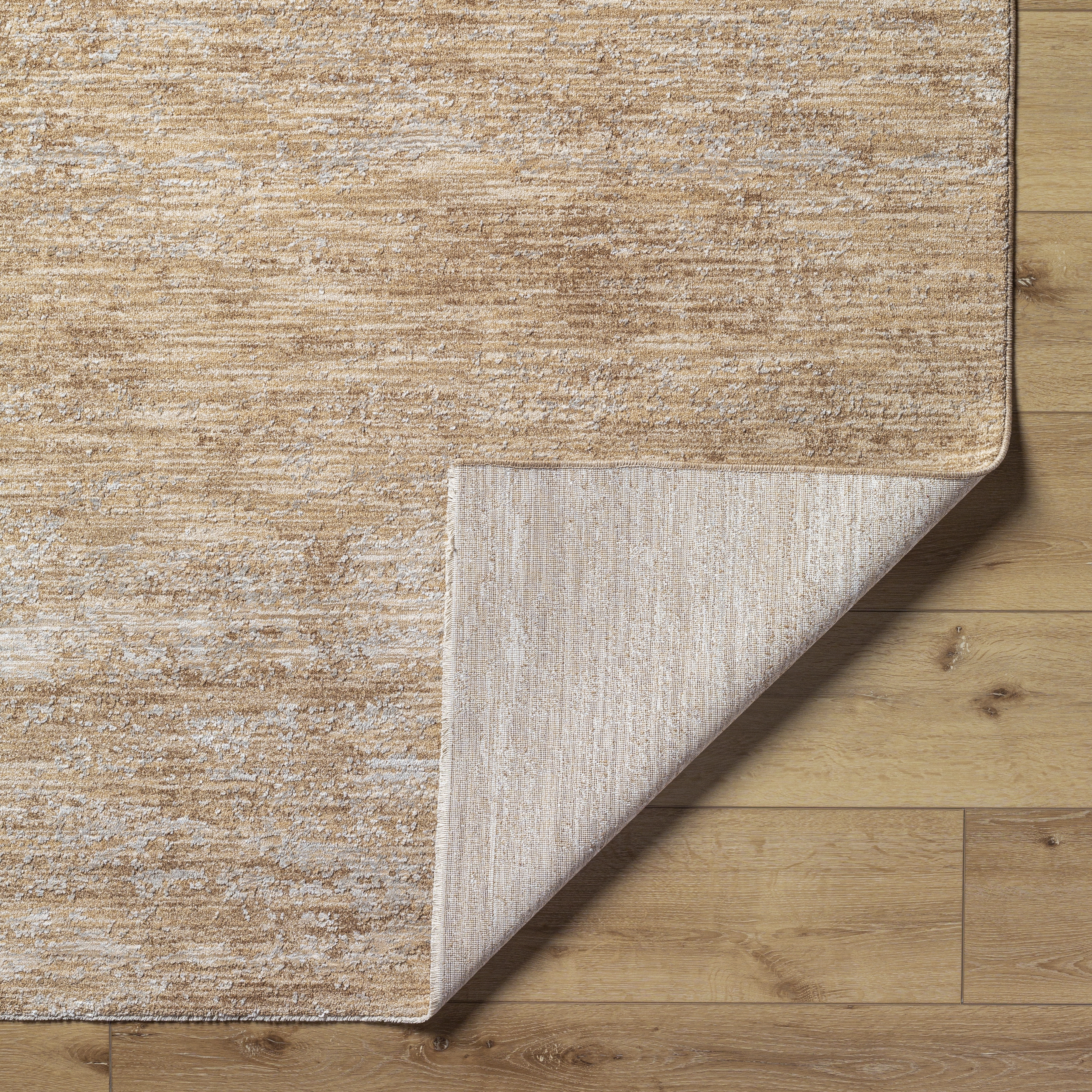 Masterpiece Beige Indoor 7'10" x 7'10" Machine Woven Rug - Image 4