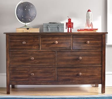 Kendall Extra-Wide Nursery Dresser, Weathered Slate, In-Home Delivery - Image 4