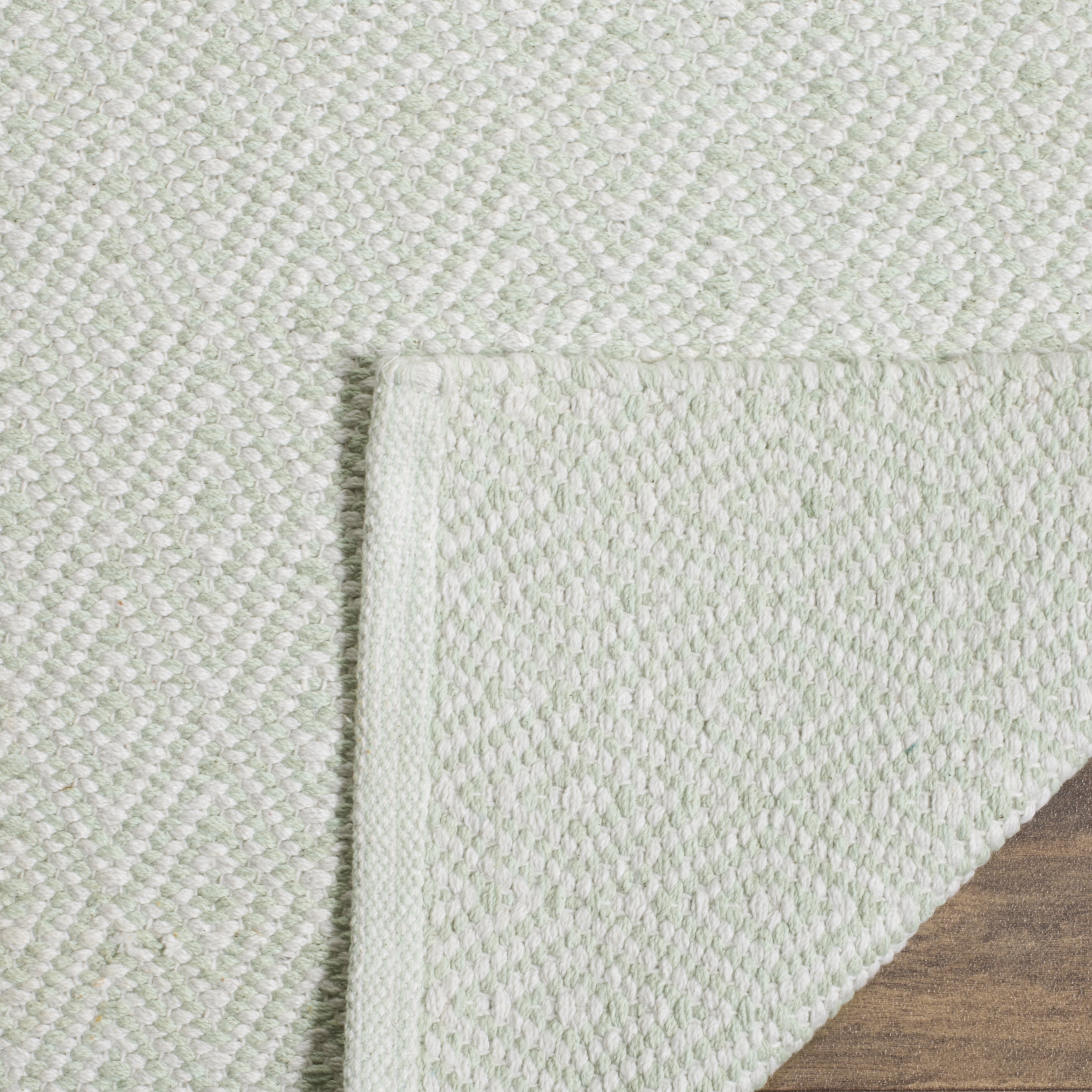 Arlo Home Hand Woven Area Rug, MTK515J, Ivory/Foam Green,  8' X 10' - Image 2