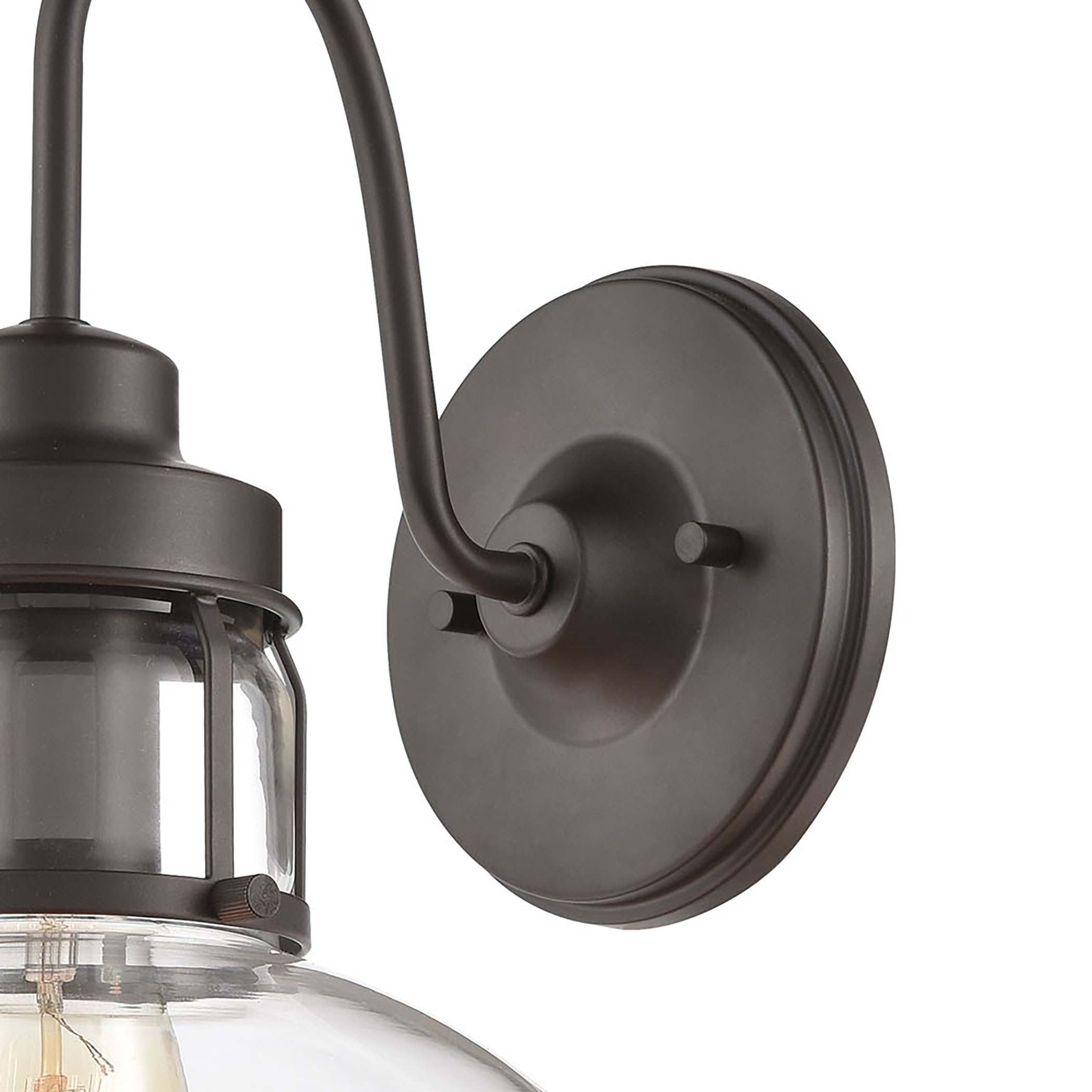 Manhattan Boutique 12'' High 1-Light Sconce - Oil Rubbed Bronze - Image 4