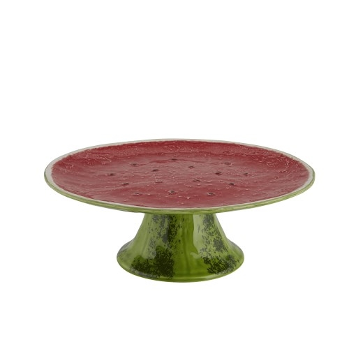 Bordallo Pinheiro Watermelon Cake Stand, 8" - Image 0