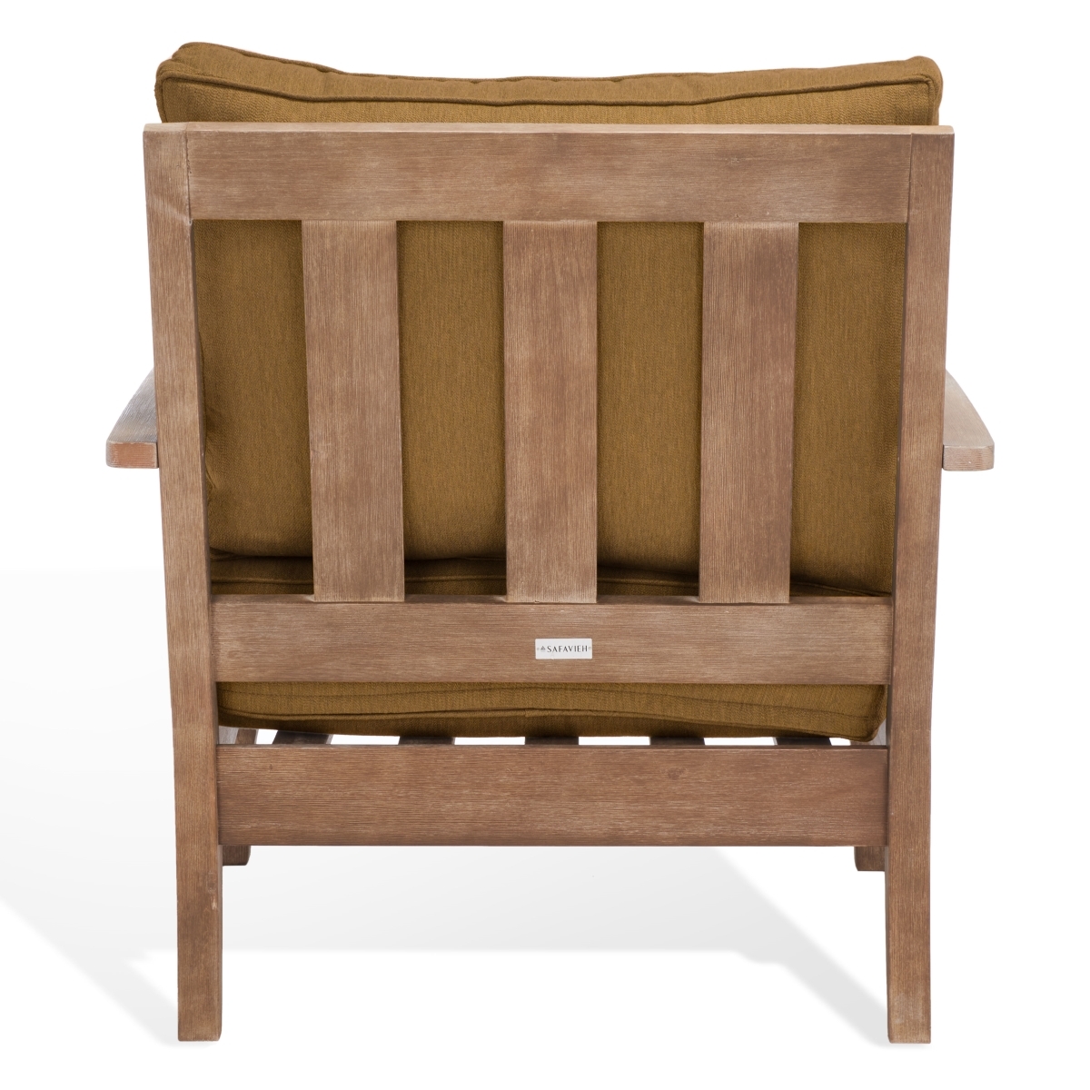 Martinique Wood Patio Armchair - Natural/Brown - Image 5