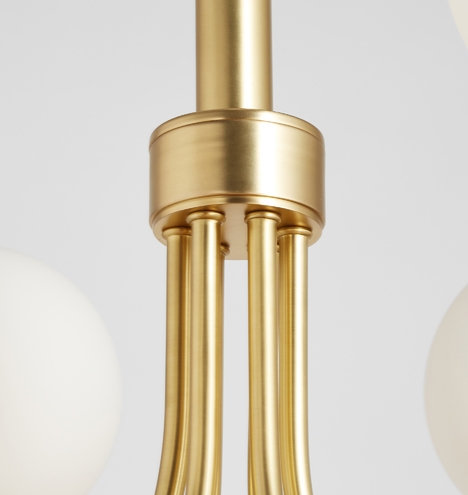 Orillia 30" Aged Brass Chandelier - Image 2