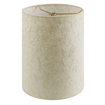Aspen Creative 4220A43F43714EB4A2F151674BE6AB28 Transitional Drum (Cylinder) Shape Spider Construction Lamp Shade In Off White, 8" Wide (8" X 8" X 11") - Image 0