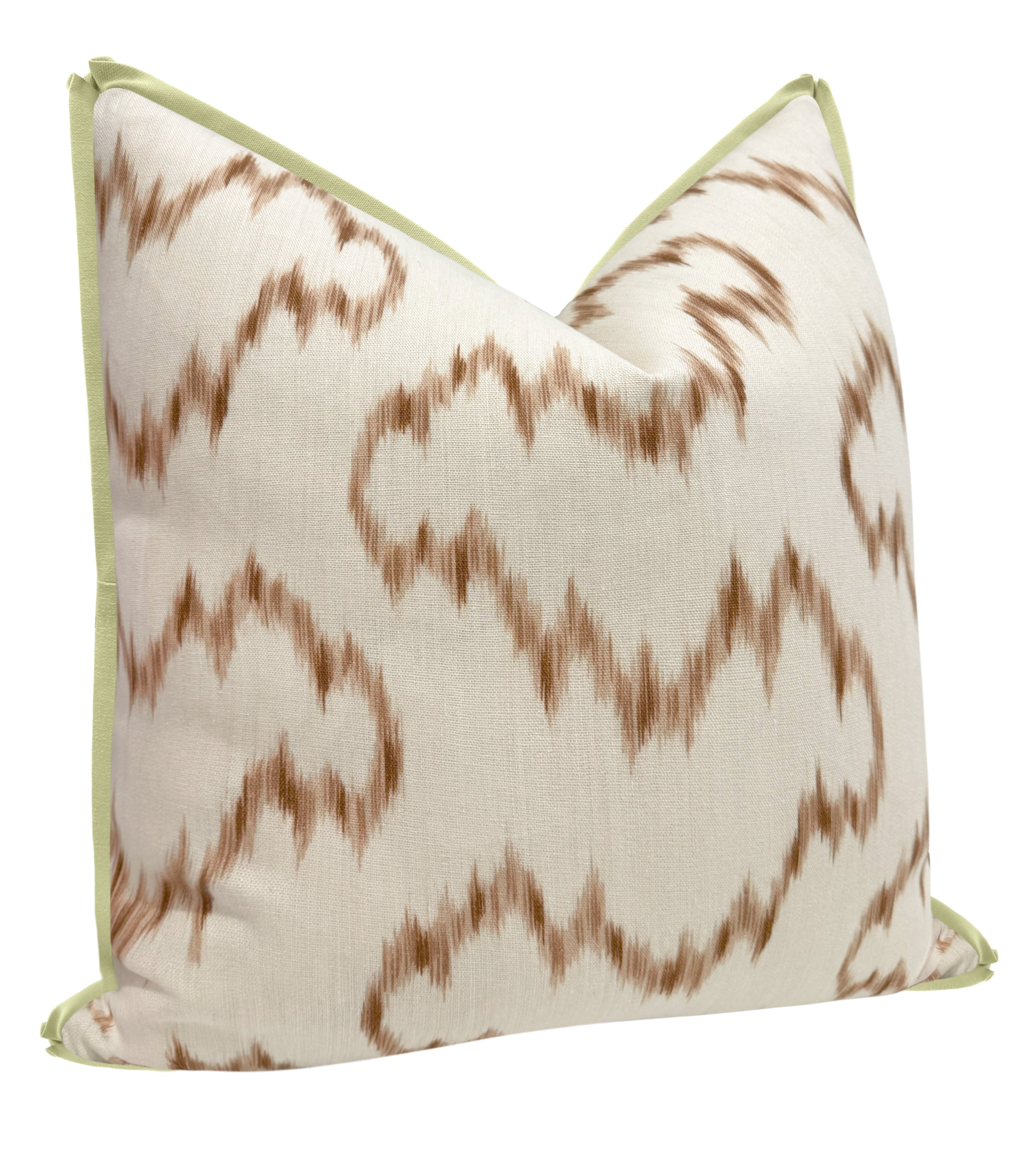 MALLORCAN IKAT // CAMEL | LEE JOFA - 14" X 36" / BUTTERFLY FLANGE / Carnation - Image 1