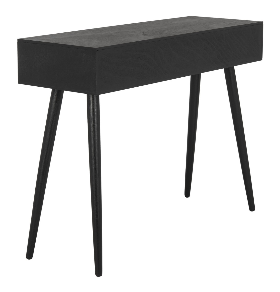 Albus 3 Drawer Console Table - Black - Arlo Home - Image 4
