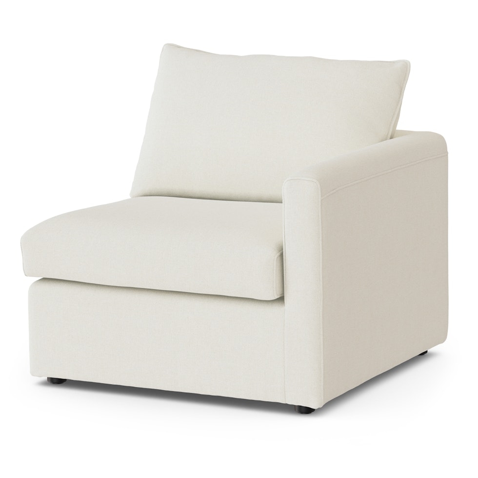 Lenae 36.25" Right Arm Module - Savoy Ivory - Image 1