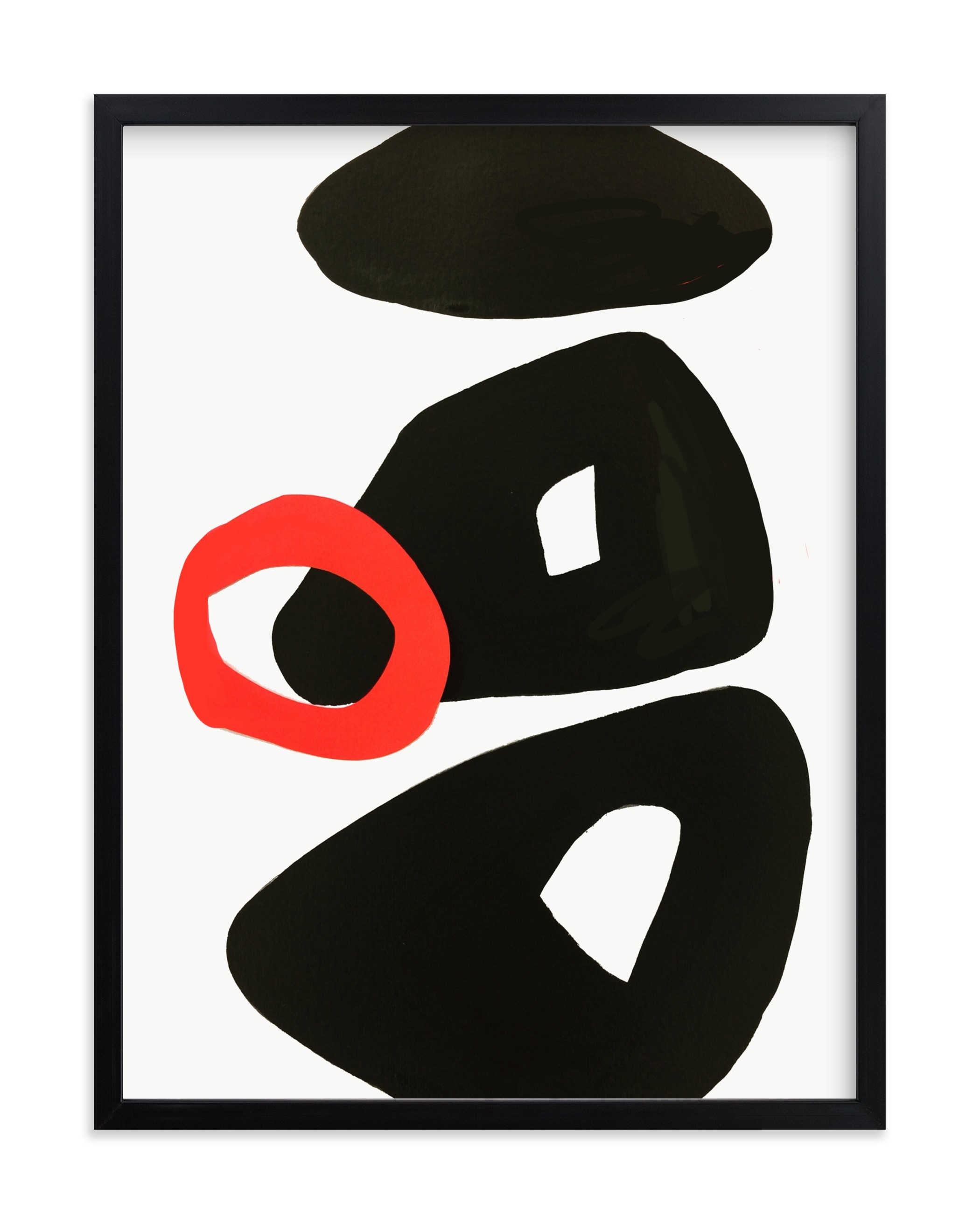 Red Circle Limited Edition Fine Art Print 1 - Image 0