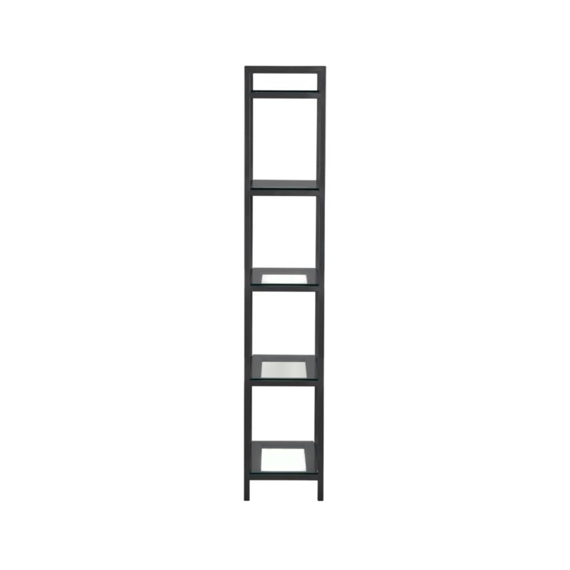 Pilsen Graphite Bookcase with Glass Shelves - Image 9