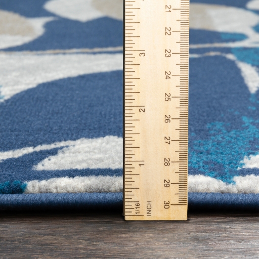 Clairmont Blue Indoor 8'10" x 12'4" Machine Woven Rug - Image 5