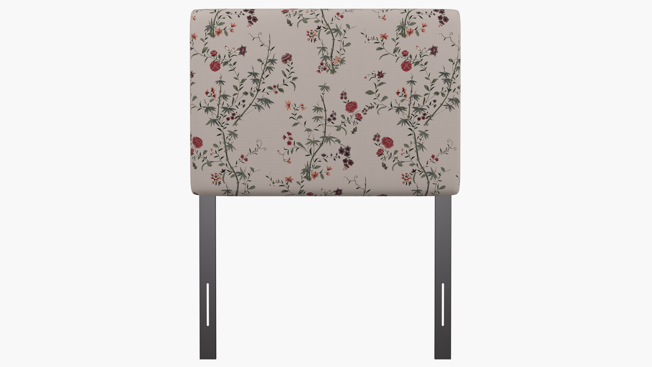 Square Back Headboard, Multi Bamboo Garden, Twin - Image 1